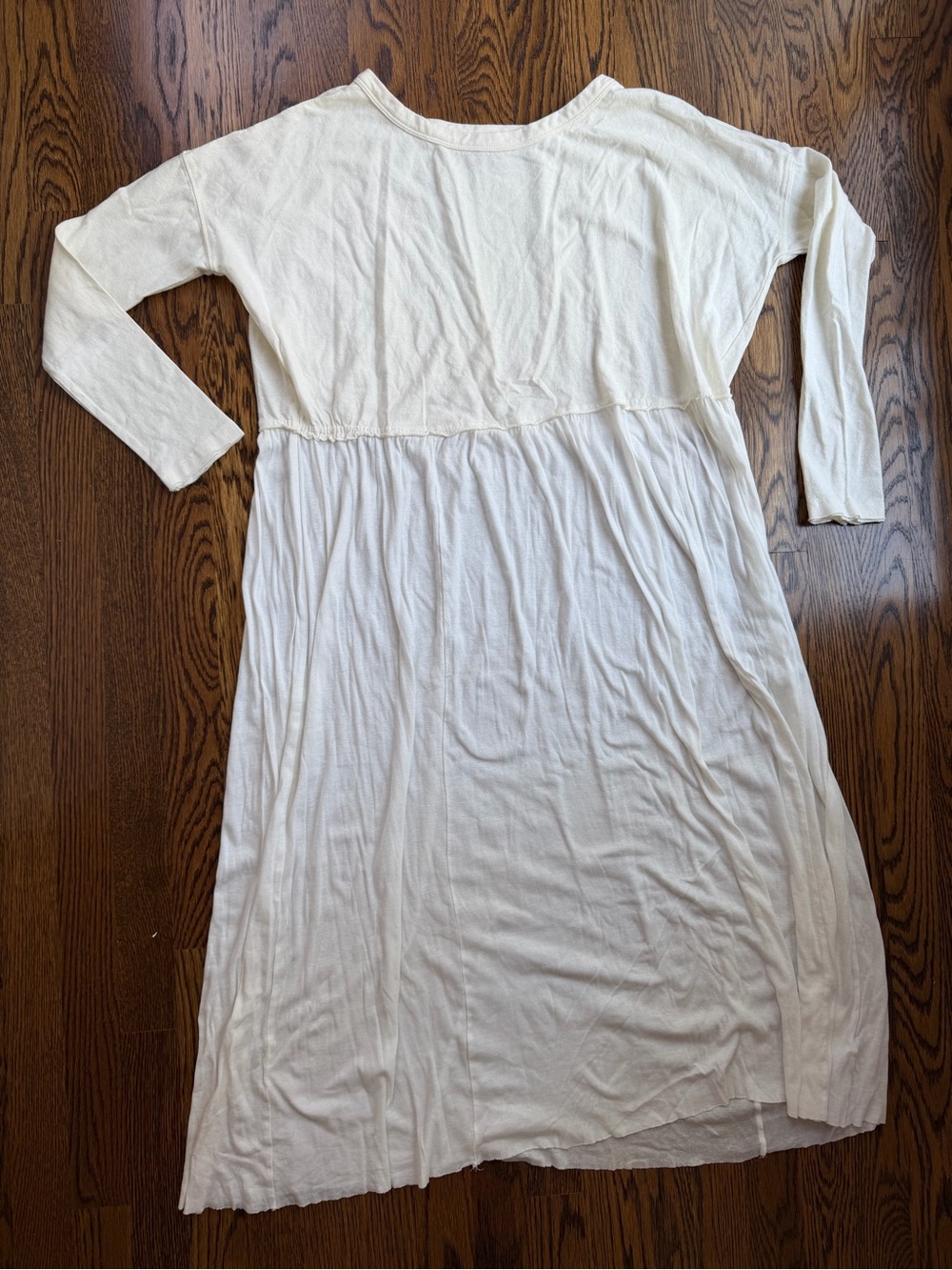 Free People Beach size S Lightweight Cream Long Sleeve Midi Dress Coverup